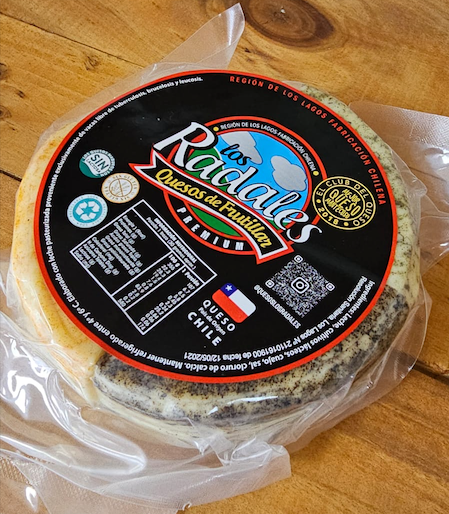 Mix queso gourmet de frutillar 500 Grs aprox