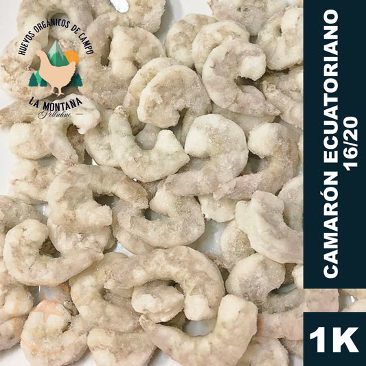 CAMARÓN 16/20 CRUDO PELADO ECUATORIANO