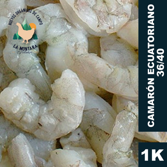 Camarón Ecuatoriano 36/40 1 kilo