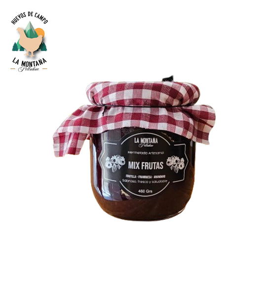 Mermelada mix fruta (Arándano - Frambuesa - Frutilla) 460 gr