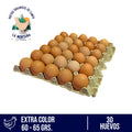 Bandeja huevos color extra 30 unidades