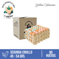 Caja huevos criollo segunda 90 unidades
