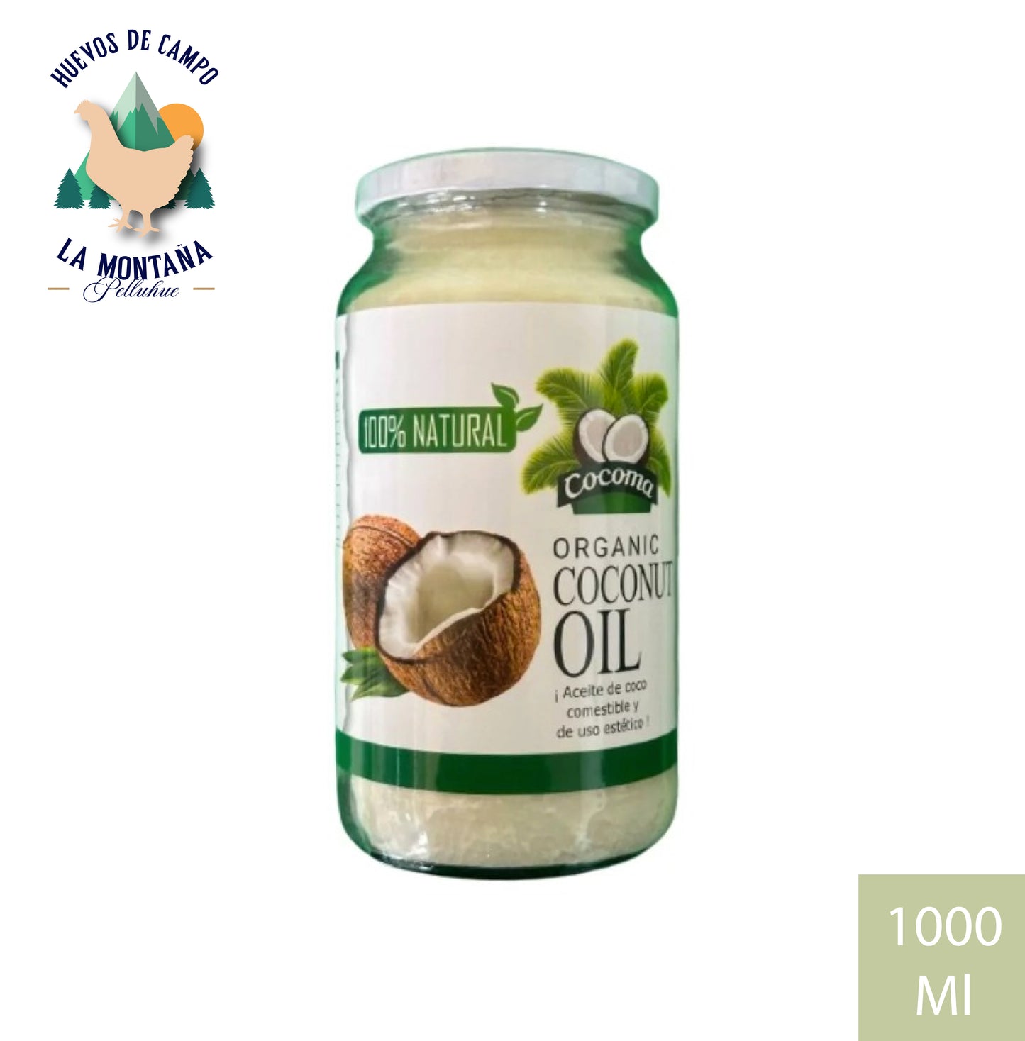 Aceite de coco Extra virgen 1000 ml