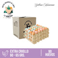 CAJA HUEVOS CRIOLLOS EXTRA 90 UNIDADES