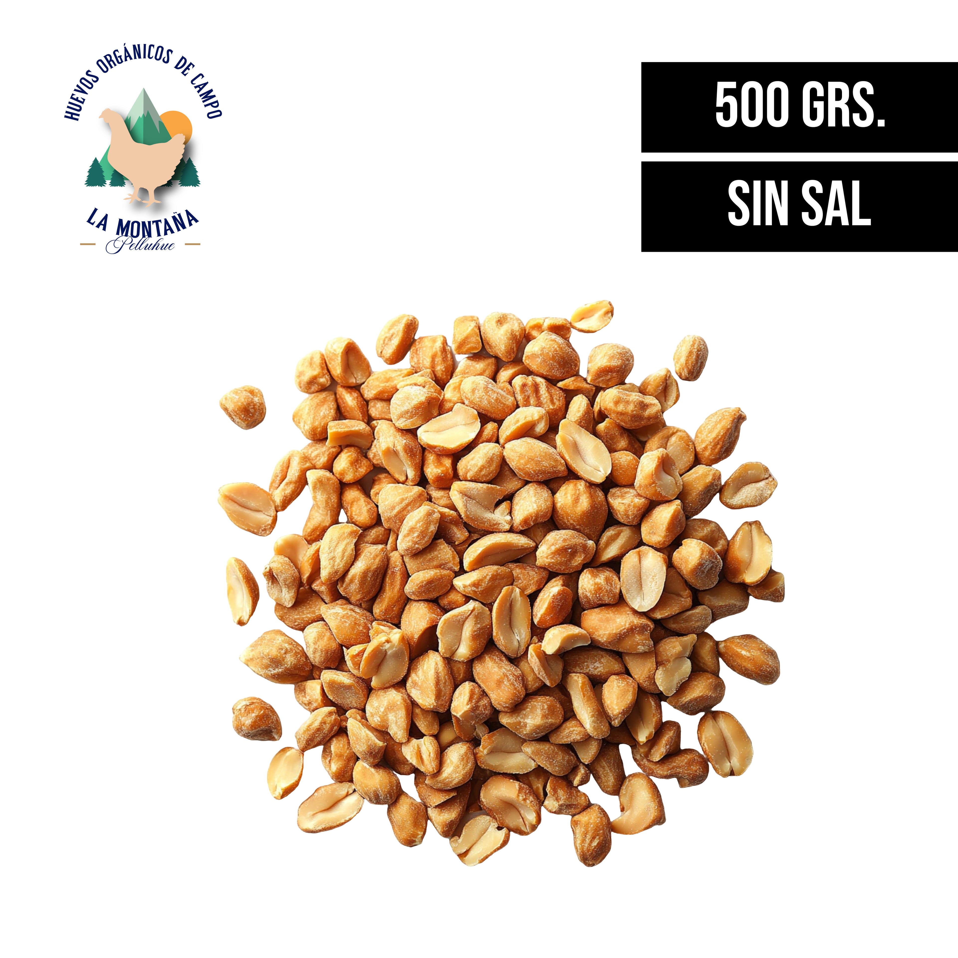 Maní sin sal 500 Gr.
