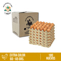 Caja huevos color Extra 180 unidades