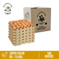 Caja huevos color Super 180 unidades