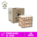 Caja huevos segunda blanco 180 unidades